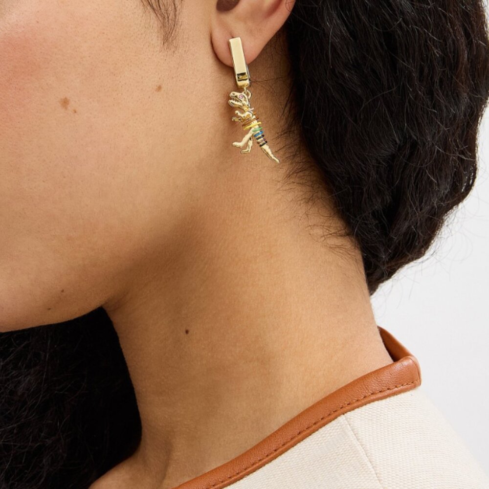 Coach Rainbow Rexy Earrings - Picture 3 of 3